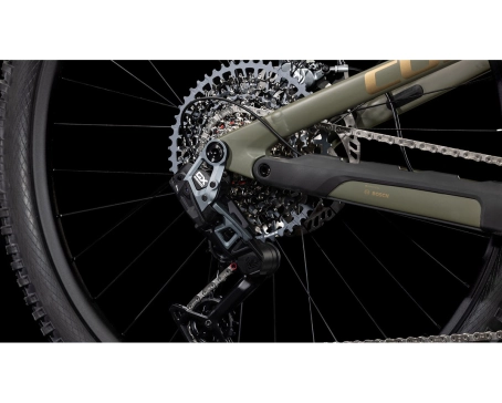 VTT électrique tout suspendu Unisexe STEREO HYBRID ONE44 HPC TM 800 Vert Olive