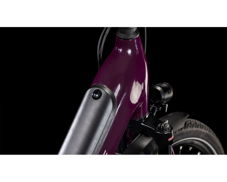 Vélo électrique urbain Unisexe SUPREME HYBRID DELUXE PRO 625 Bordeaux