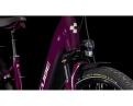 Vélo électrique urbain Unisexe SUPREME HYBRID DELUXE PRO 625 Bordeaux - Image 6/6