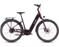 Vélo électrique urbain Unisexe SUPREME HYBRID DELUXE PRO 625 Bordeaux - Image 1/6