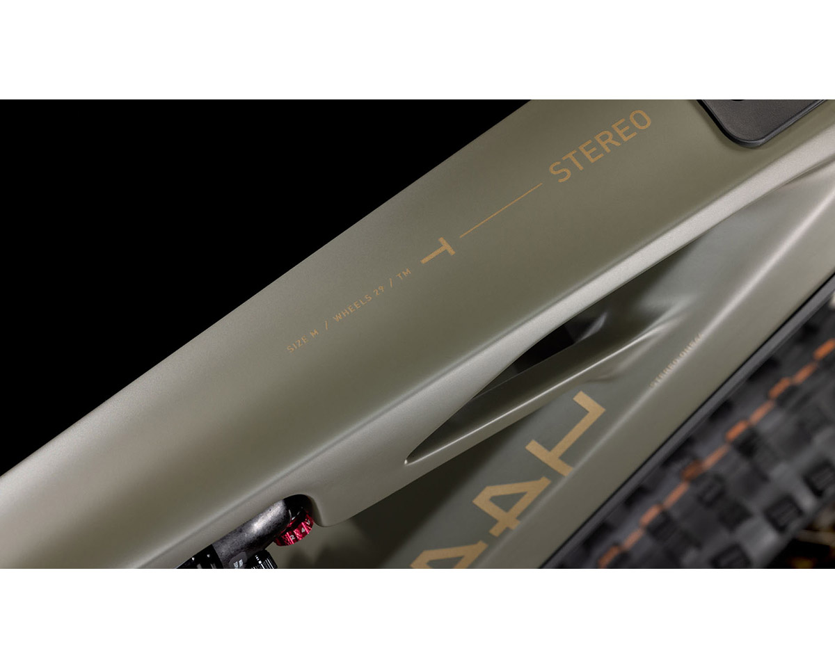 VTT électrique tout suspendu Unisexe STEREO HYBRID ONE44 HPC TM 800 Vert Olive