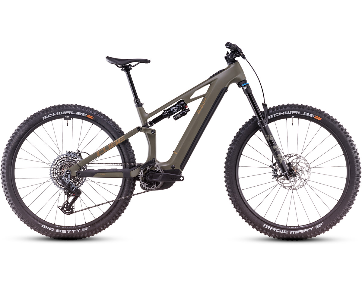 VTT électrique tout suspendu Unisexe STEREO HYBRID ONE44 HPC TM 800 Vert Olive