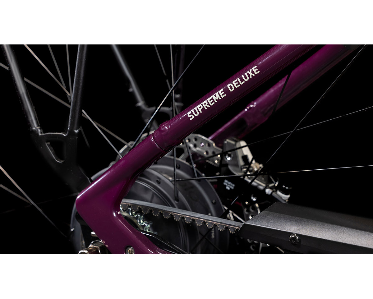 Vélo électrique urbain Unisexe SUPREME HYBRID DELUXE PRO 625 Bordeaux